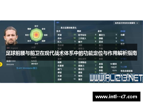 足球前腰与前卫在现代战术体系中的功能定位与作用解析指南 足球前腰与前卫在现代战术体系中的功能定位与作用解析指南