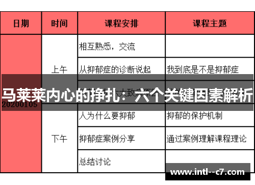 马莱莱内心的挣扎：六个关键因素解析