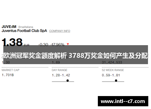 欧洲冠军奖金额度解析 3788万奖金如何产生及分配 欧洲冠军奖金额度解析 3788万奖金如何产生及分配